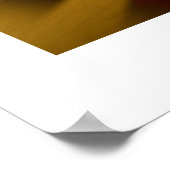 Goldpinball-Plakat Poster (Ecke)