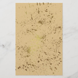 Goldplash Briefpapier
