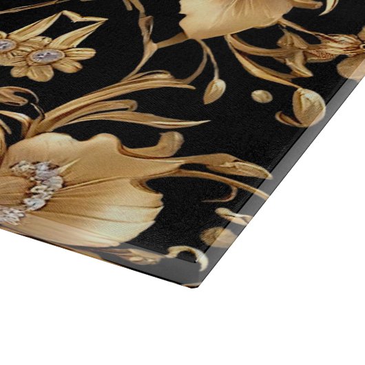 Goldplatine Schneidebrett (Ecke)