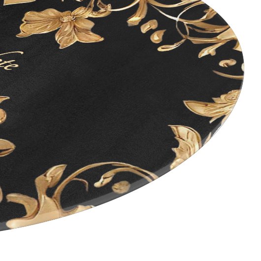 Goldplatine Schneidebrett (Ecke)