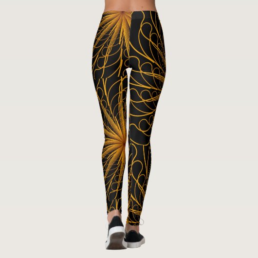 Goldplatnum Leggings (Rückseite)