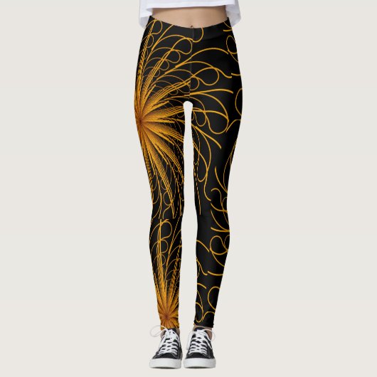 Goldplatnum Leggings (Vorderseite)