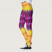 Goldplatte Lila und türkis Leggings (Links)