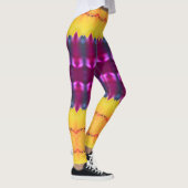 Goldplatte Lila und türkis Leggings (Rechts)