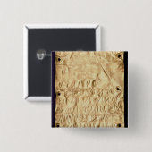 Goldplatte mit "kurzer" Etruscan Aufschrift, von Button (Vorne & Hinten)