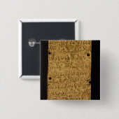 Goldplatte mit phönizischer Aufschrift, von Sankt Button (Vorne & Hinten)