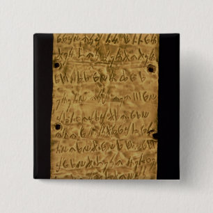 Goldplatte mit phönizischer Aufschrift, von Sankt Button