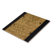 Goldplatte mit phönizischer Aufschrift, von Sankt Fliese (Seite)