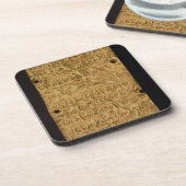 Goldplatte mit phönizischer Aufschrift, von Sankt Getränkeuntersetzer (Linke Seite)