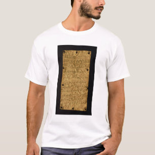 Goldplatte mit phönizischer Aufschrift, von Sankt T-Shirt