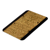 Goldplatte mit phönizischer Inschrift von Santa Magnet (Linke Seite)