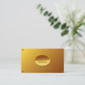 Goldplattierte Anwaltskarte Visitenkarte (Stehend Vorderseite)