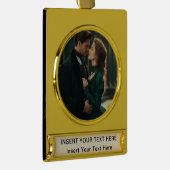 Goldplattiertes Bannerdekor mit benutzerdefinierte Banner-Ornament Gold (Rechts)