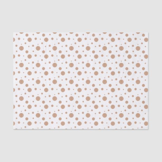 Goldpolka dots napkins seidenpapier (Vorderseite)