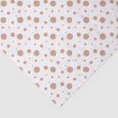 Goldpolka dots napkins seidenpapier (Ausschnitt)
