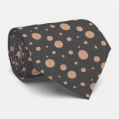 Goldpolka dots Servietten Nacken Krawatte (Gerollt)