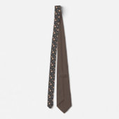 Goldpolka dots Servietten Nacken Krawatte (Rückseite)