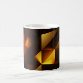 Goldpolygon: 3D Abstrakt Rendering Kaffeetasse (Mittel)