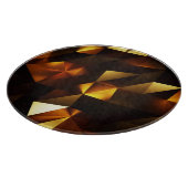 Goldpolygon: 3D Abstrakt Rendering Schneidebrett (Ecke)