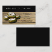 Goldpositives Wort entsteint Visitenkarte (Vorne/Hinten)