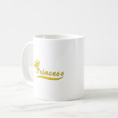 Goldprinzessin Coffee Mug Kaffeetasse (Vorderseite Links)