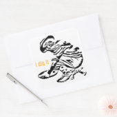 Goldprospektor Quadratischer Aufkleber (Umschlag)