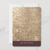 Goldpumkin-Hochzeit im Herbst Bridesmaid-Vorschlag Einladung (Rückseite)