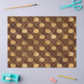 Goldpumpen und Brauner Herbstfall Seidenpapier (Basteln)