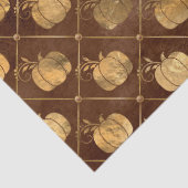 Goldpumpen und Brauner Herbstfall Seidenpapier (Detail)