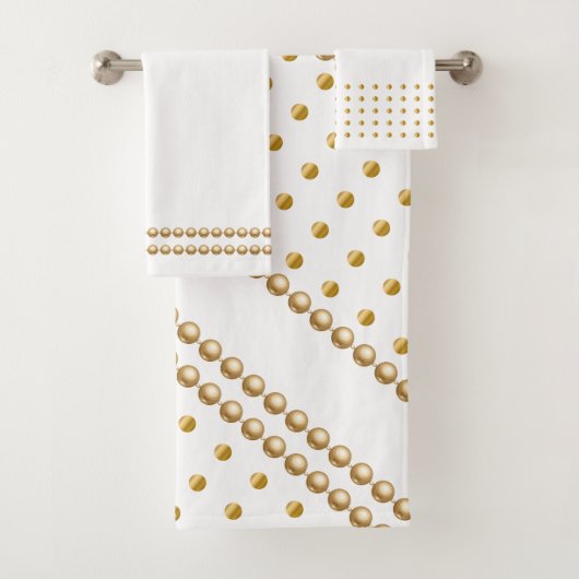 Goldpunkte Badhandtuch Set (Insitu)