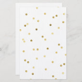 Goldpunkte Briefpapier (Vorne/Hinten)