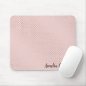 Goldpunkte schimmern in Rosa Mousepad (Mit Mouse)