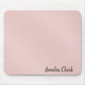 Goldpunkte schimmern in Rosa Mousepad (Vorne)