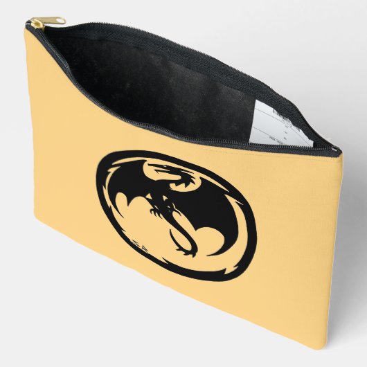 Goldpuppe des Schwarzen Drachen Zubehörtasche (Offen)