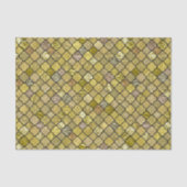 GoldQuatrefoil Folien-Glitzer Seidenpapier (Vorderseite)