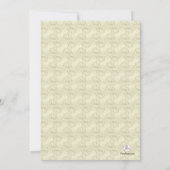 Goldquere religiöse Einladung (Rückseite)