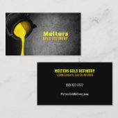 Goldraffinerie-Visitenkarten Visitenkarte (Vorne/Hinten)