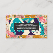 Goldrahmen | Blume der Modernen Kunst Visitenkarte (Rückseite)