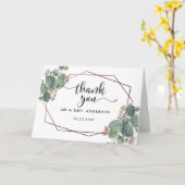 Goldrahmen der Eukalyptus-Rose Karte (Gelbe Blume)