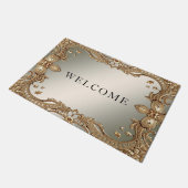 Goldrahmen-Doormat Fußmatte (Schrägansicht)