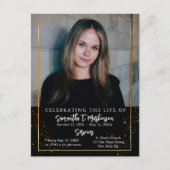 Goldrahmen einfach, modern und spektakulär postkarte (Vorderseite)