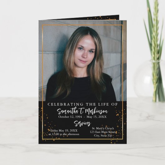 Goldrahmen einfach, modern und spektakulär programm (Vorderseite)