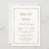 Goldrahmen - Einladung (Vorderseite)