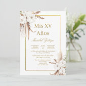 Goldrahmen - Einladung (Stehend Vorderseite)