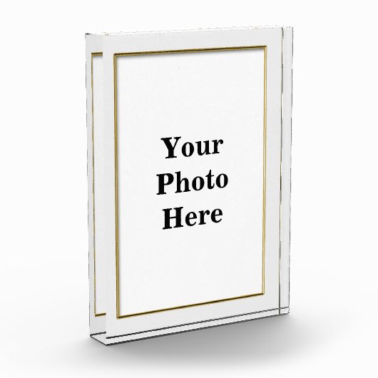 Goldrahmen Fotoblock (Links)