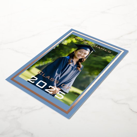 Goldrahmen für Rose - Klasse 2025 Folieneinladung (Gedreht)