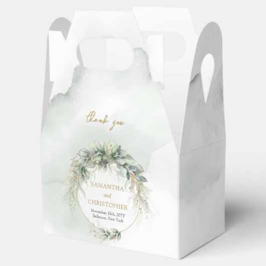 Goldrahmen Geschenkschachtel (Geöffnet)