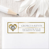 Goldrahmen mit Gold & Diamanten (Insitu)
