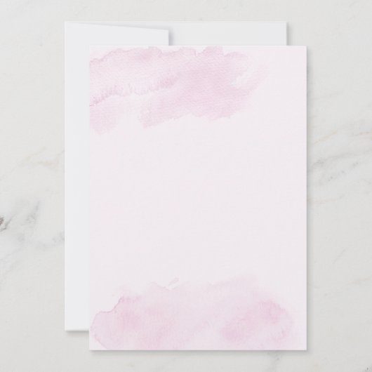 Goldrahmen mit Rose Quinceanera Spanisch Einladung (Rückseite)