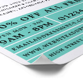 Goldrahmen, Optiker, Techniker Poster (Ecke)